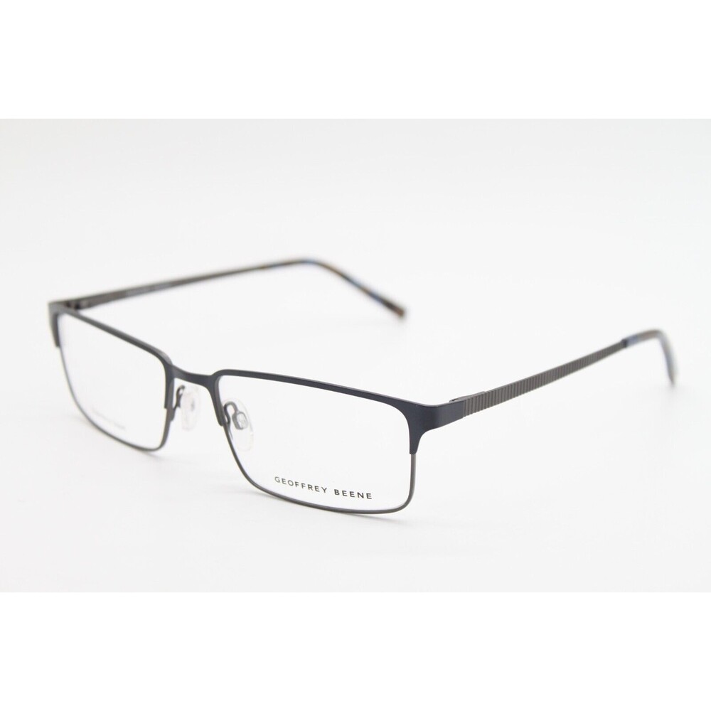NEW GEOFFREY BEENE G468 SLA BLACK GREY AUTHENTIC EYEGLASSES 55-17